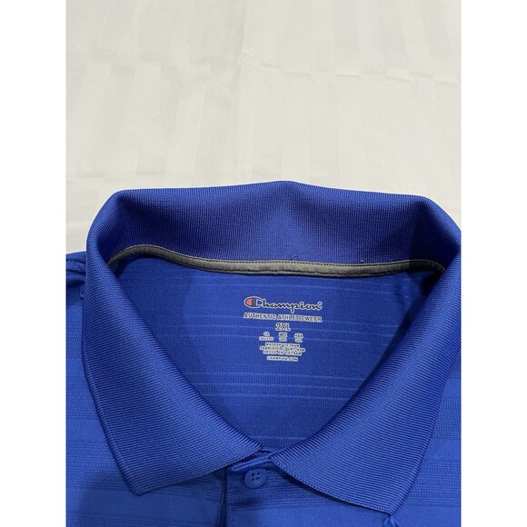 Champion Men's Polo Shirt Blue USAF Orlando FL Mickey Mouse Logo Size XXL 2XL - Picture 4 of 7